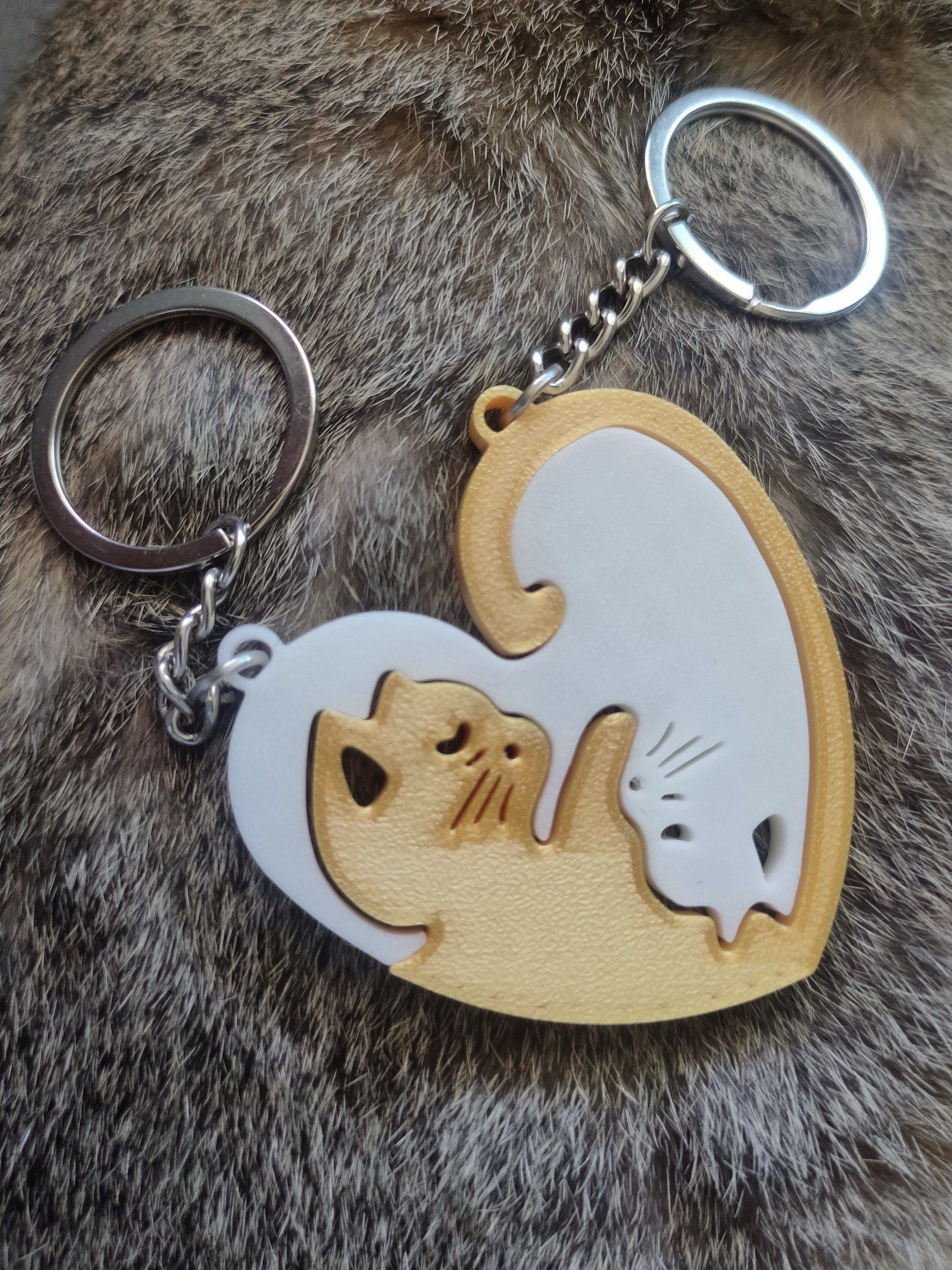 Custom 3D Printed Keychain